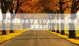 京东商城手机苹果（京东商城网上购物苹果手机）