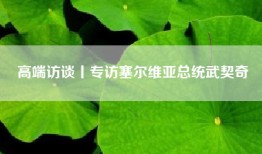 高端访谈丨专访塞尔维亚总统武契奇